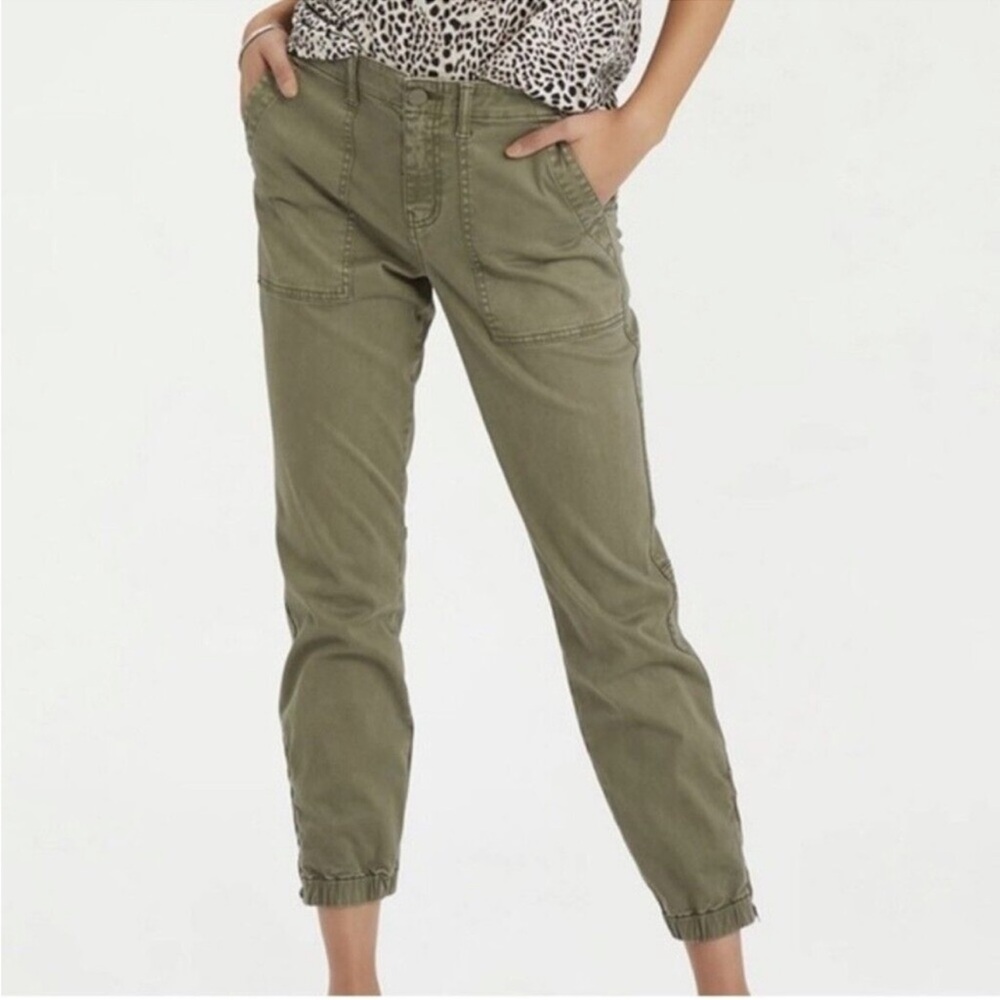 Anthropologie Sanctuary Peace Trooper Jogger Pant Zip Ankle Size 31